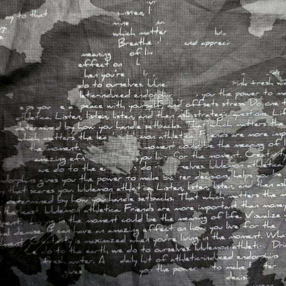 Lululemon Mens Lightweight Windbreaker Jacket Zip Up Grey Camo Golf Size M - Picture 10 of 13